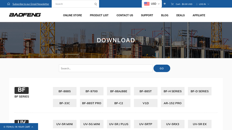 Baofeng Download Area