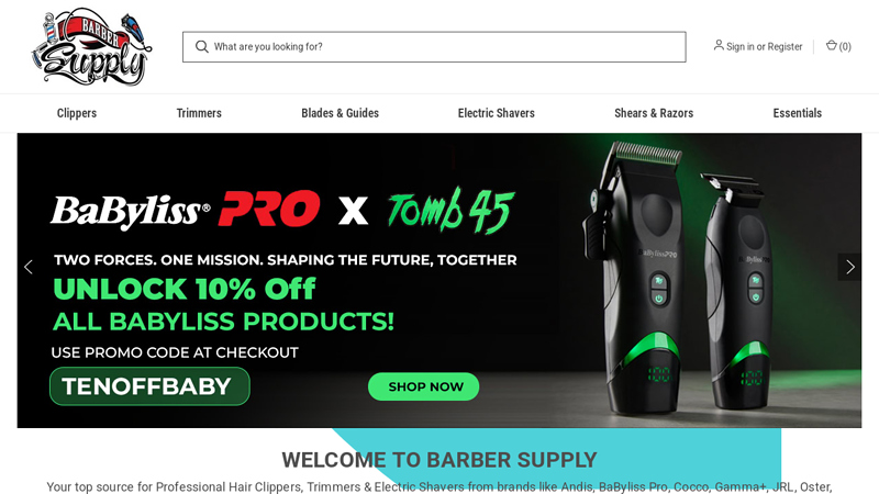 Barber Supply Best Hair Clippers, Trimmers, Electric Shavers