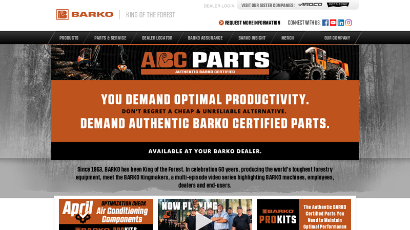 Barko Hydraulics – Forestry & Land Clearing Equipment