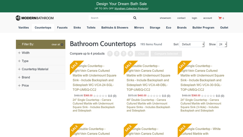 Bathroom Countertops & Backsplashes