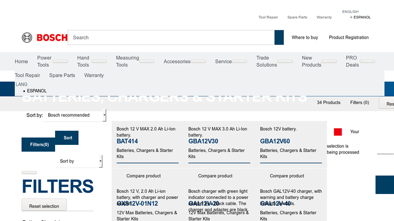 Batteries, Chargers, and Starter Kits