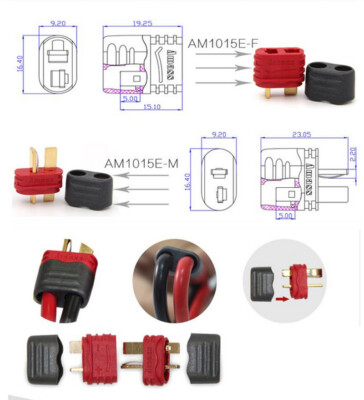 Battery Connectors, Deans Plug, XT60, XT90, Amass...