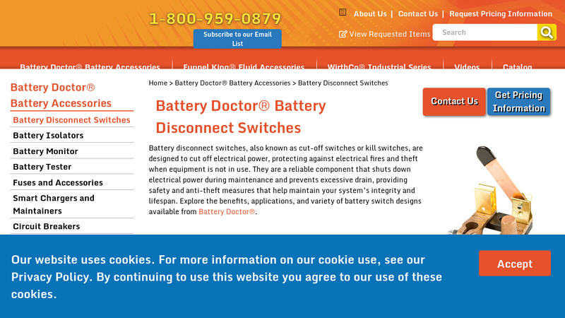 Battery Doctor® Battery Disconnect Switches