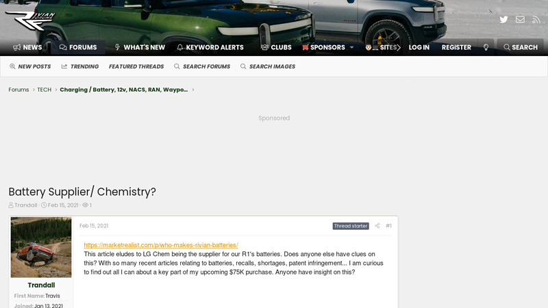 Battery Supplier/ Chemistry?