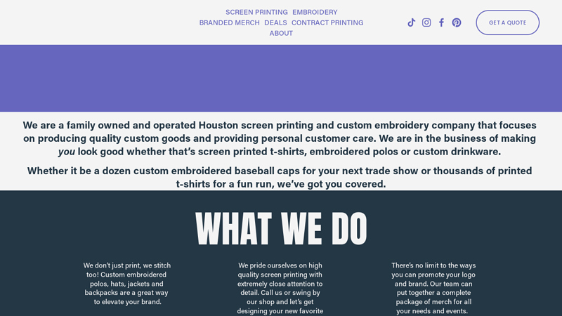 Bayou City Shirts Custom Screen Printing & Embroidery custom t-shirts