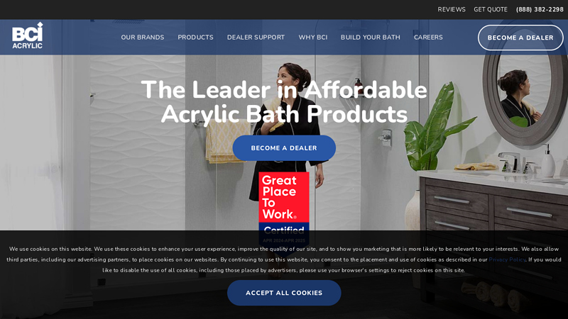 BCI Acrylic: Bathroom Remodeling Manufacturer