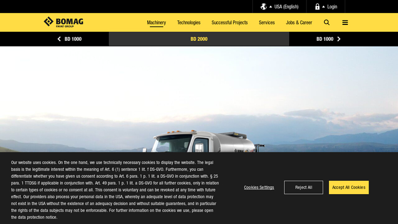 BD 2000 Asphalt Distributor For Emulsion and Liquid Asphalt Binding