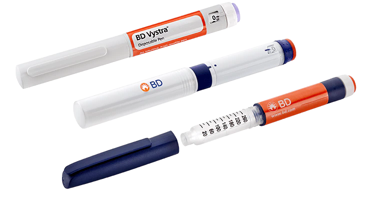BD Vystra™ disposable pen