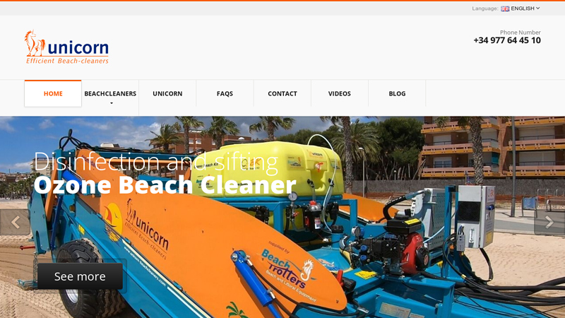 Beach Cleaners Machines High quality in the sand cleaning