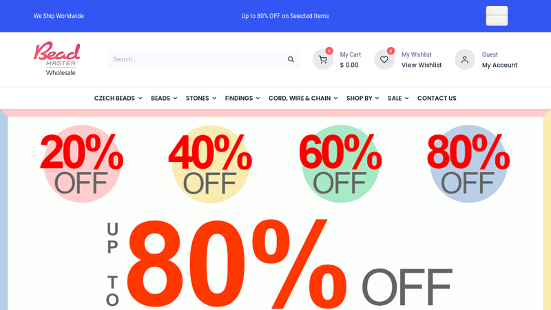 Beadmaster Wholesale: Beads, Beading and Jewelry