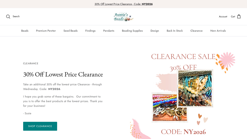 Beads, Beading, & Jewelry Supplies