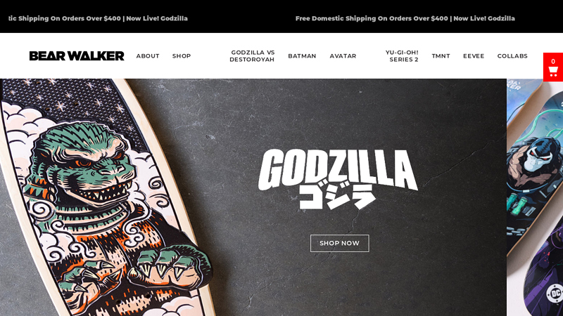 Bear Walker Custom Skateboards