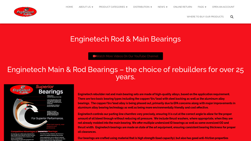 Bearings Rod & Main