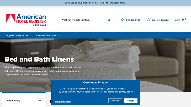 Bed and Bath Linens