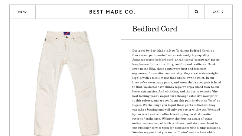 Bedford Cord