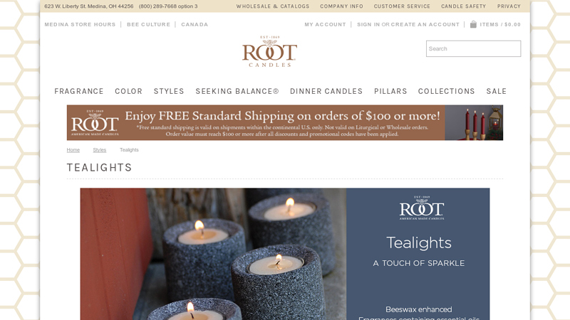 Beeswax Blend Tealights