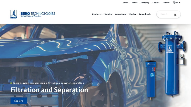 BEKO TECHNOLOGIES - Compressed air technology