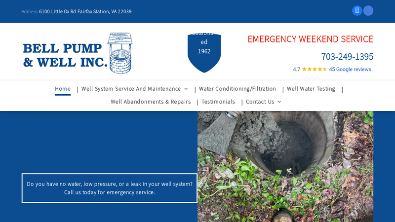 Bell Pump & Well Inc.: Pumps