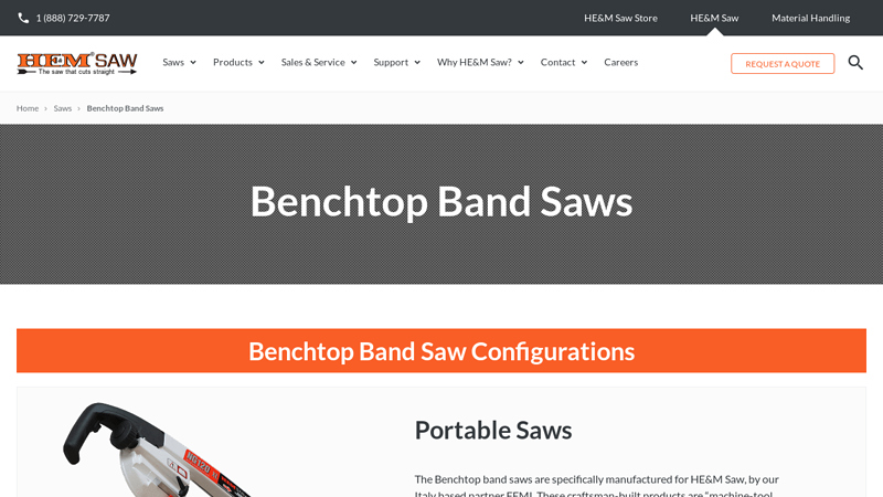 Benchtop Band Saws