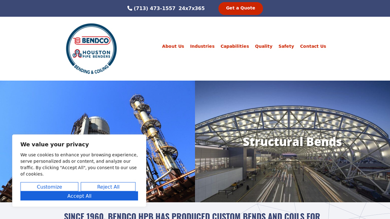 Bendco HPB Steel and Pipe Bending