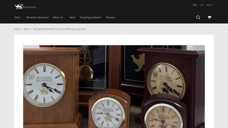 Benjamin Banneker Clock Line Officially Launches