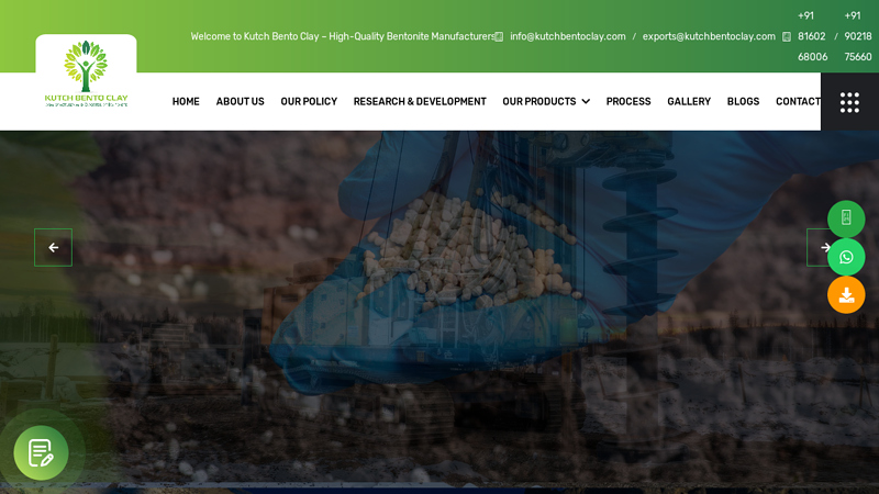 Bentonite Manufacturer, Bentonite Exporter & Bentonite Supplier ...