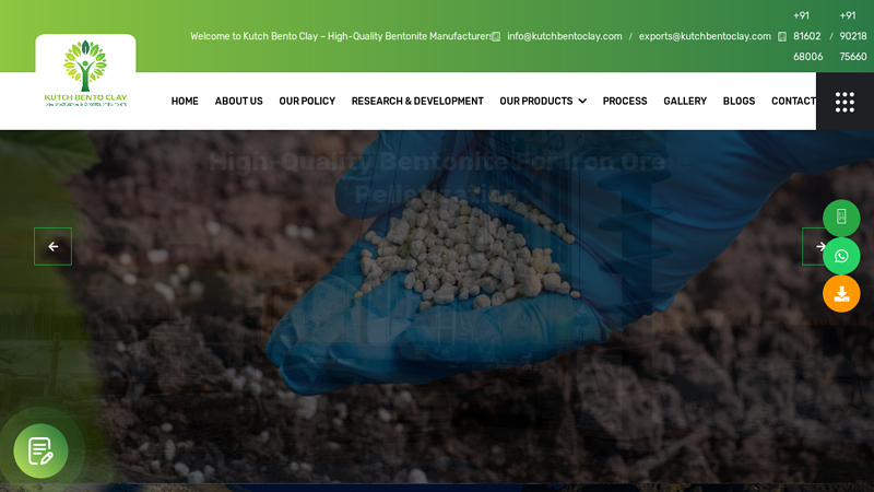 Bentonite Manufacturer, Bentonite Exporter & Bentonite Supplier ...