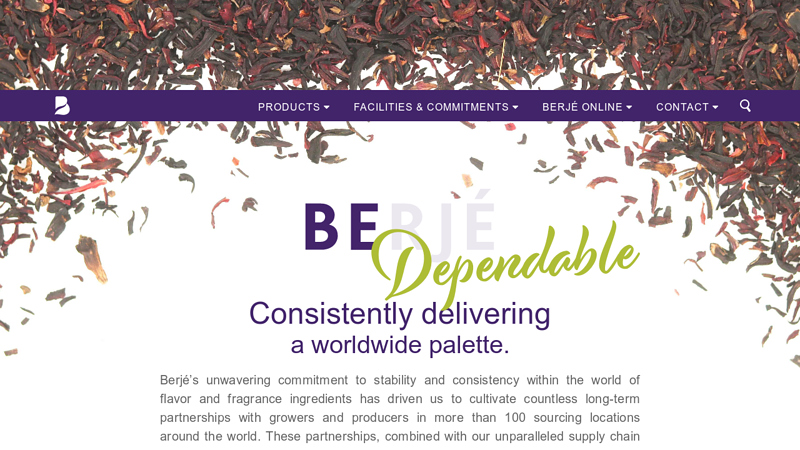 Berjé Inc: Essential Oils Supplier – Aromatic Chemicals