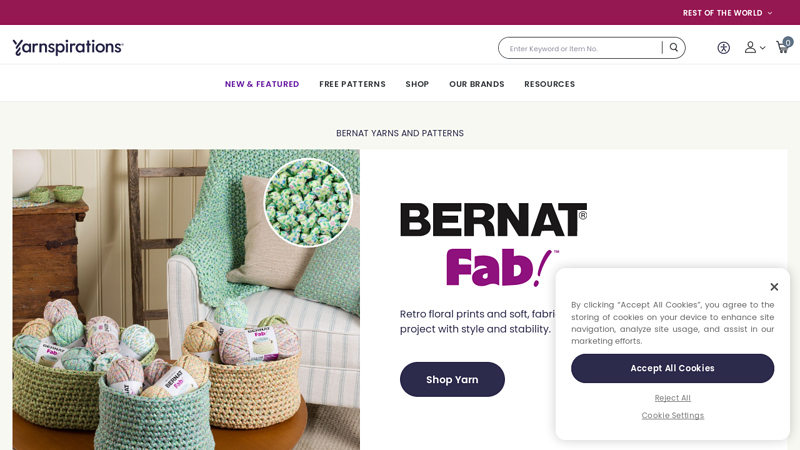 Bernat Yarn & Free Patterns Boutique