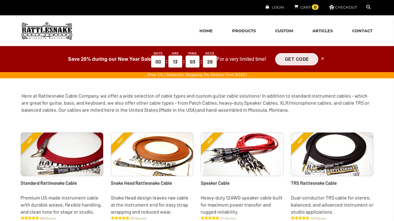 Best Guitar Cables in the USA