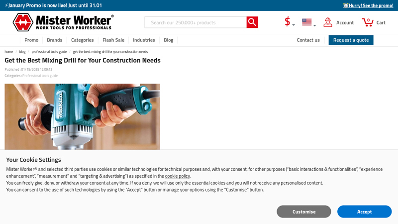 Best Mixing Drill for Professionals