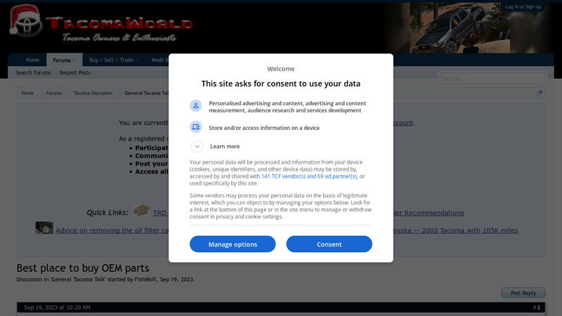 Best place to buy OEM parts