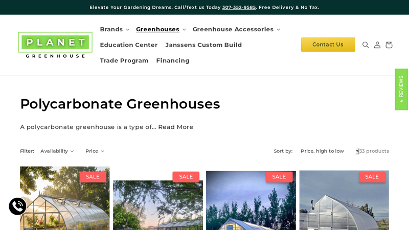 Best Polycarbonate Greenhouses