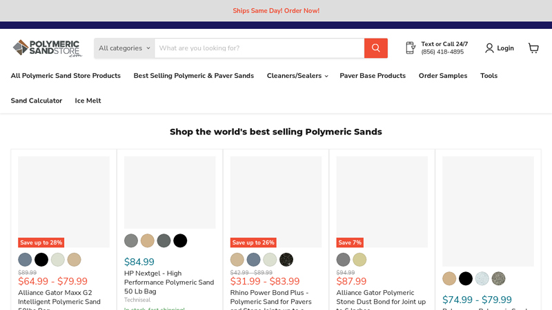 Best Polymeric & Paver Sands Sold Online