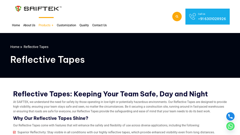 Best Reflective Tapes Manufacturer and Suppliers