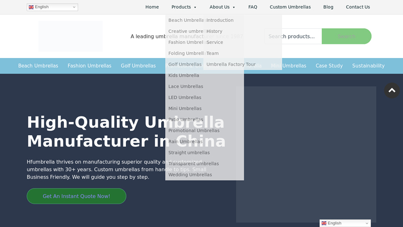 Best Umbrella Manufacturer & Custom Umbrella Supplier in China