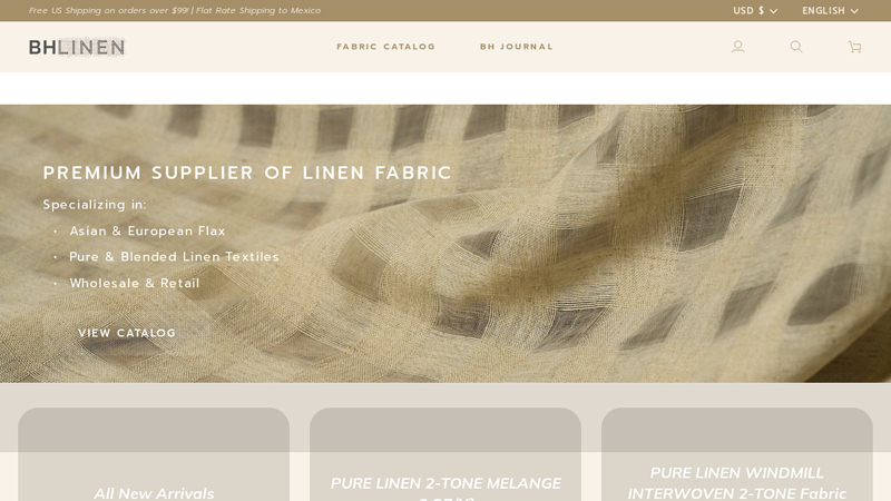 BH Linen Fabric Supplier