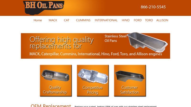 BH Oil Pans
