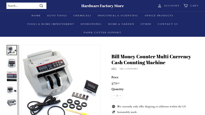Bill Money Counter Multi Currency Cash Counting Machine