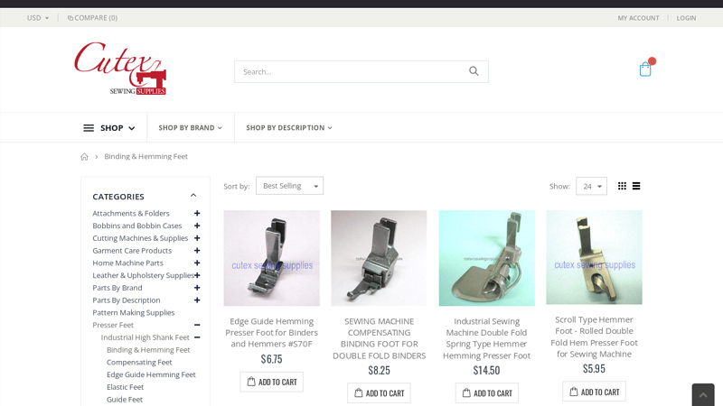 Binding & Hemming Foot