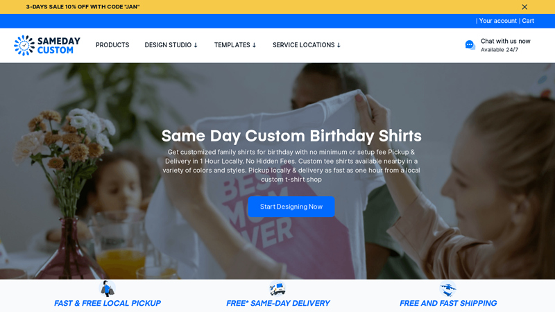 Birthday T-Shirts for Kids & Family custom t-shirts