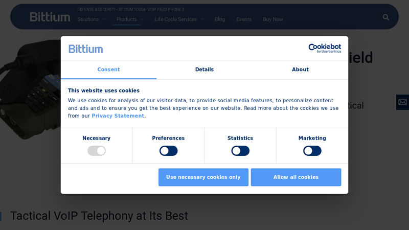 Bittium Tough VoIP Field Phone 2