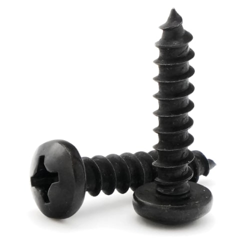 Black Oxide Stainless Steel Sheet Metal Screws