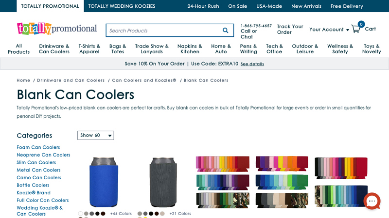 Blank Can Coolers - Durable & Affordable