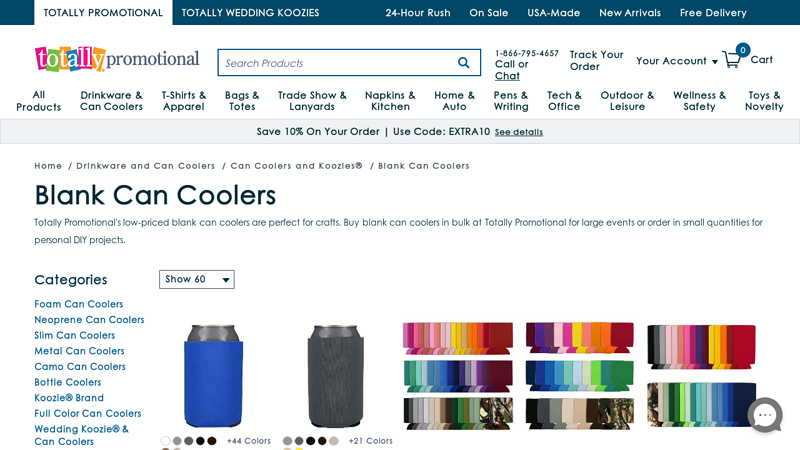 Blank Can Coolers - Durable & Affordable