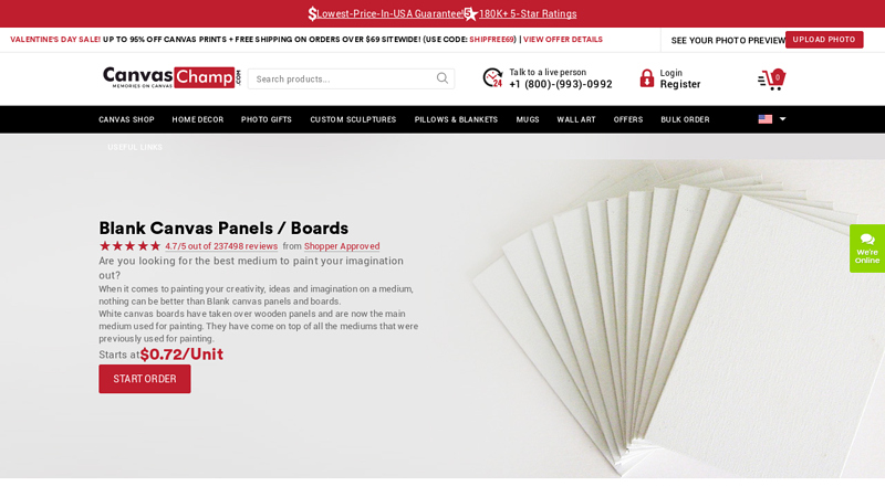 Blank Canvas Panels and Boards