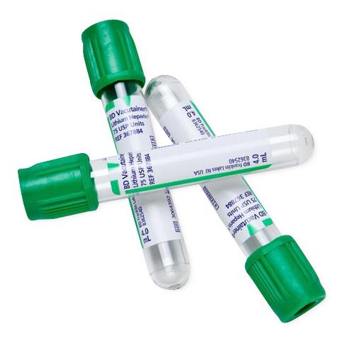 Blood Collection Tubes, Lithium Heparin Tubes