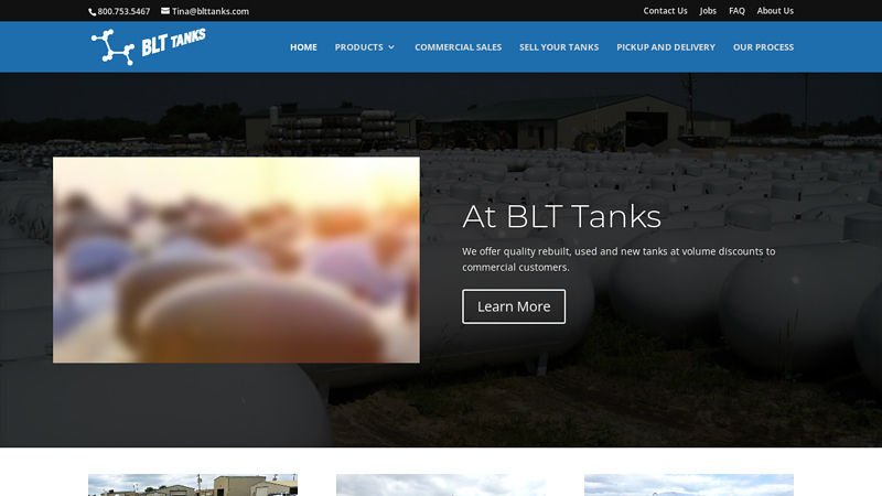 BLT Tanks: Homepage