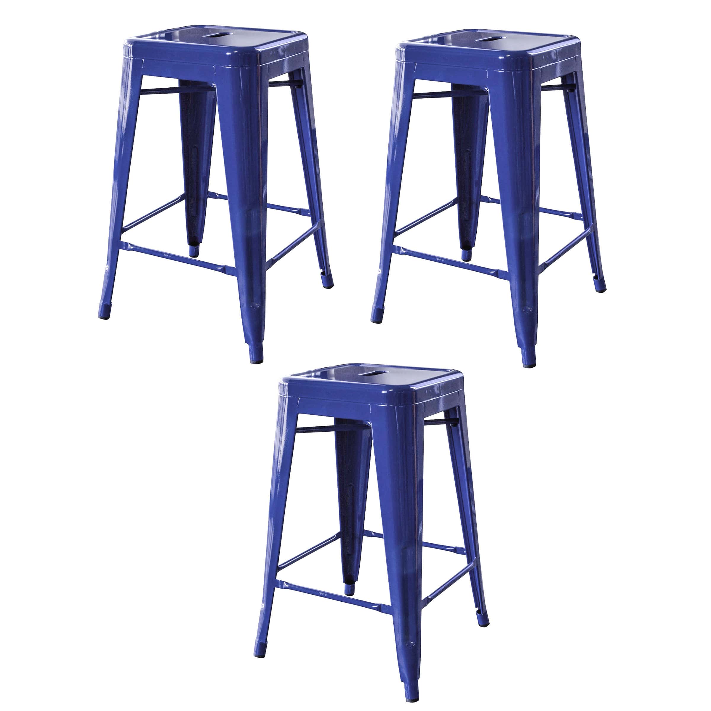 Blue Metal Industrial Counter Stool industry insight