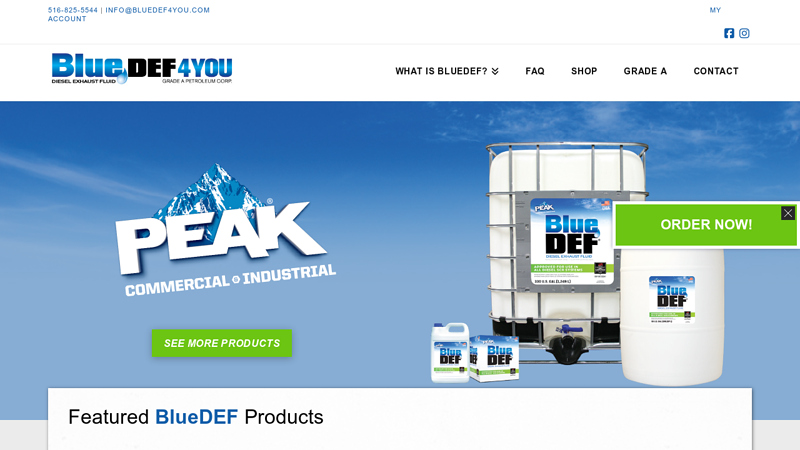 BlueDEF Diesel Exhaust Fluid